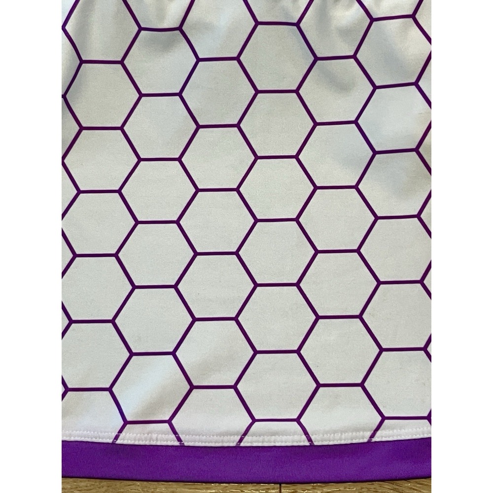 Nike Dri-Fit Athletic Tennis Skort Size Medium Purple White Pickleball Golf - Picture 6 of 8